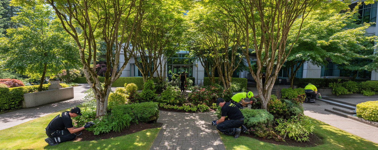 Commercial grounds maintenance services Vancouver