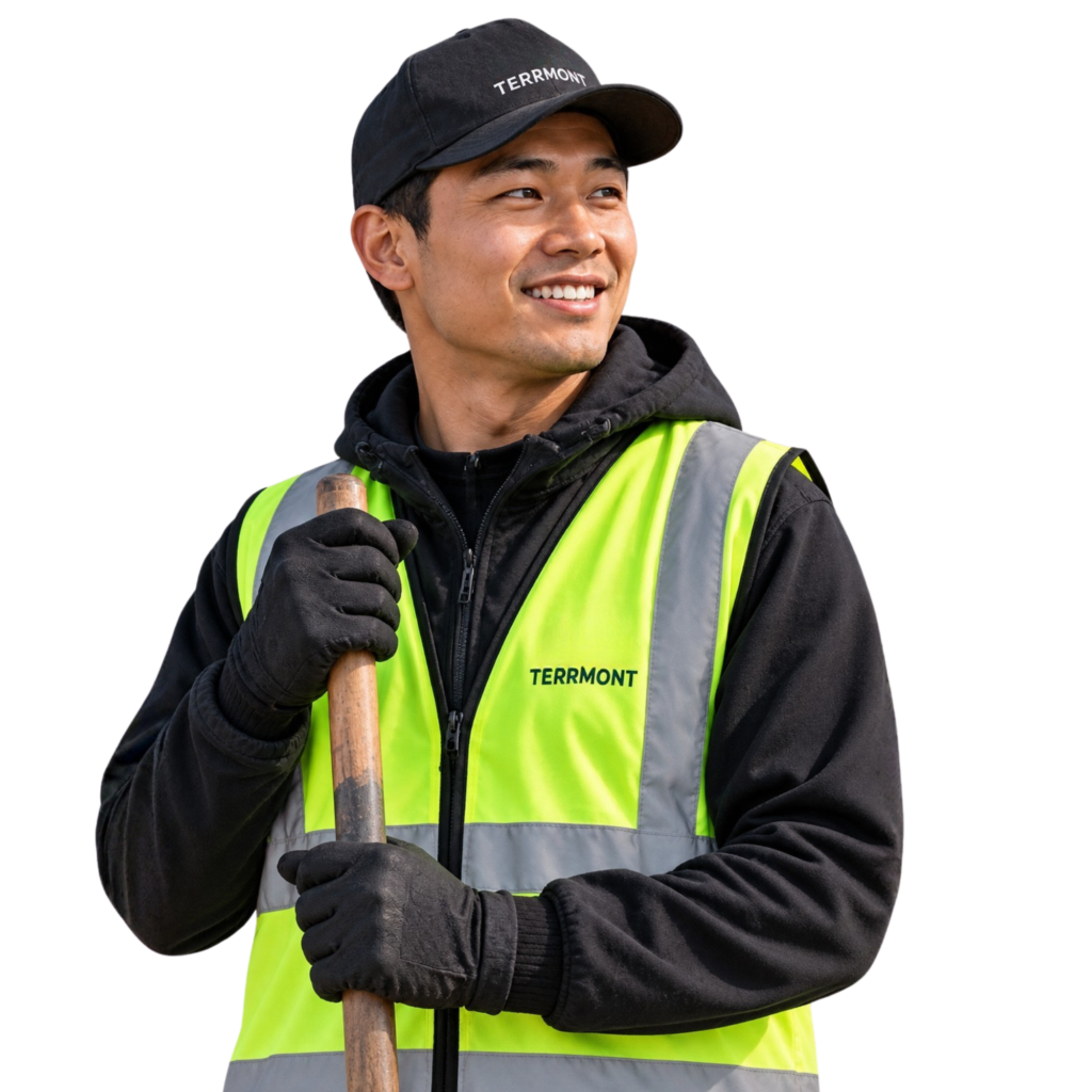 Commercial landscape supervisor overseeing property maintenance in Vancouver