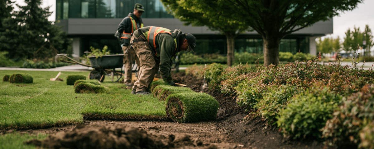 Commercial landscape installation services Vancouver