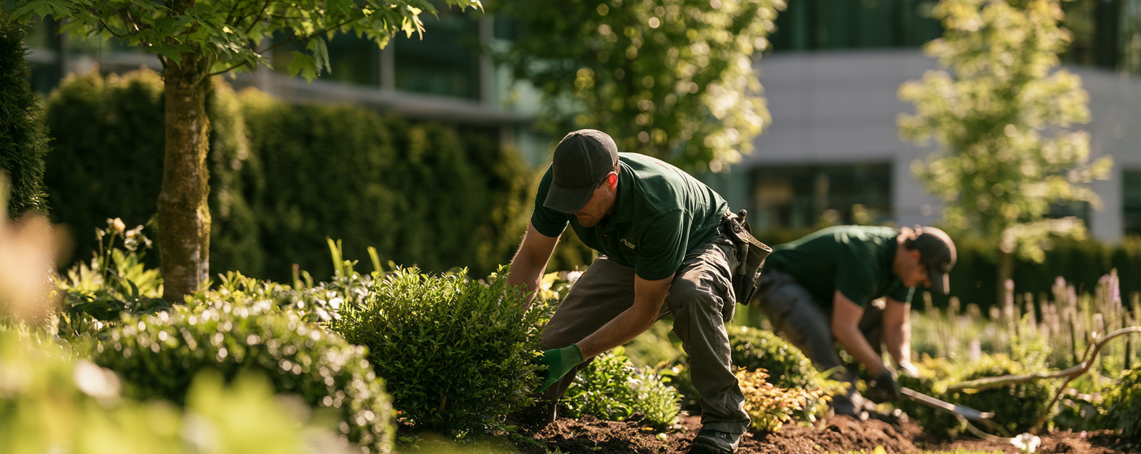 Commercial garden and plant bed maintenance for Vancouver properties