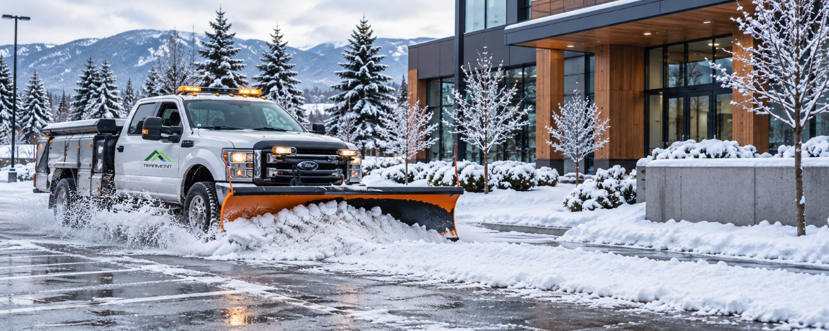 Commercial snow plowing and removal Vancouver